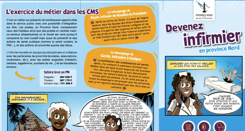 site de la Province Nord - devenir infirmier